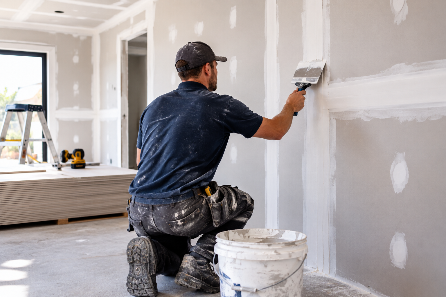 Drywall partition and ceiling by Jamaka